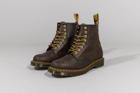 Dr. Martens 1460 Crazy Horse Leather Lace Up Boots