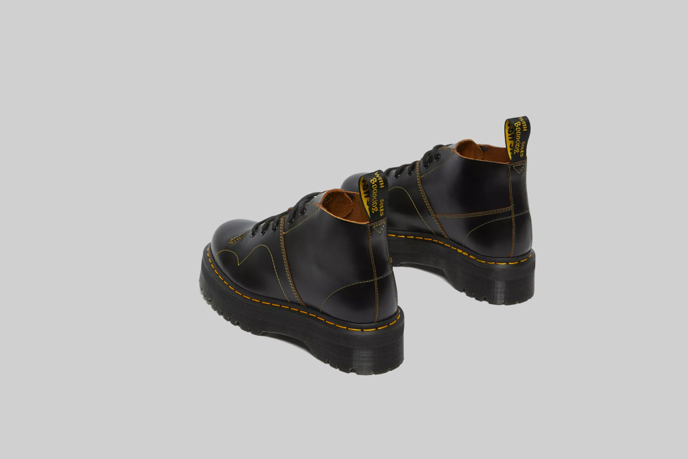 Dr. Martens Church Quad Leather Platform Monkey Boots