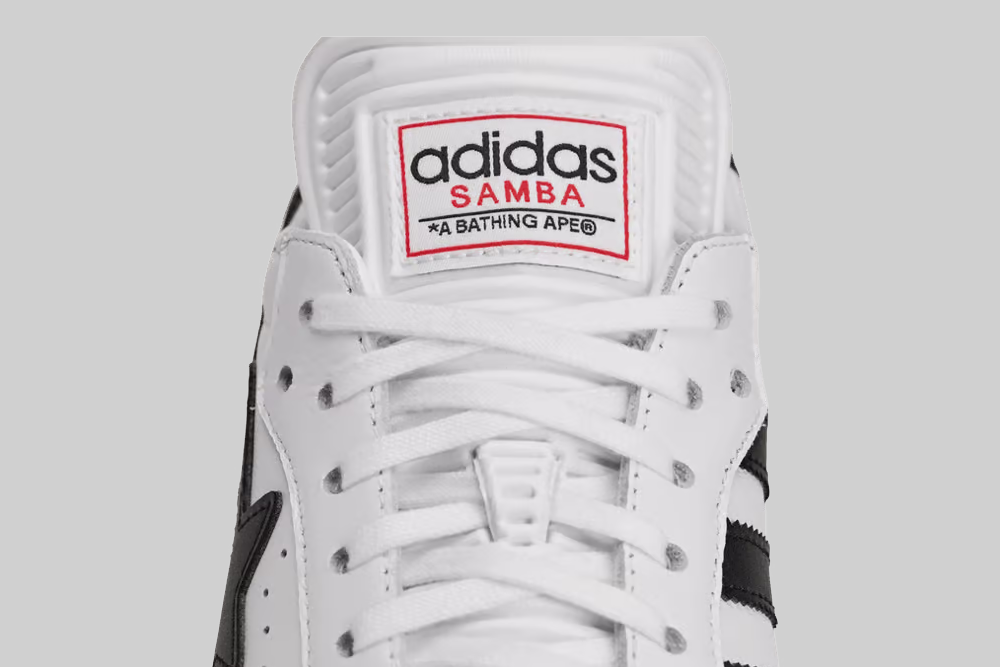 adidas x BAPE Football Samba 'White Black Gum' - JR9245